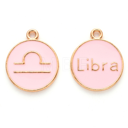Alloy Enamel Pendants ENAM-S124-01A-09K-1