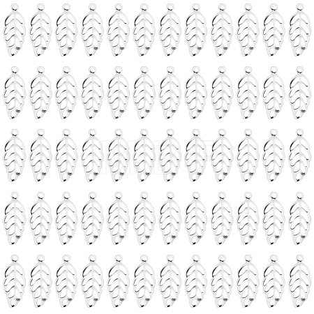 300Pcs Hollow 316 Surgical Stainless Steel Charms STAS-SC0021-32P-1