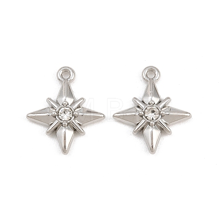 Alloy with Rhinestone Pendants RB-CBA7AC6-03P-02-1