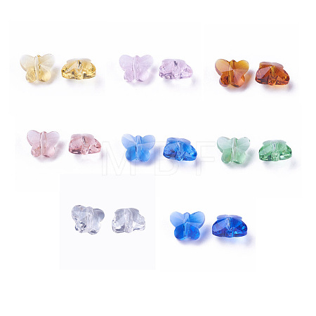 Transparent Glass Pendants X-GLAA-P037-02B-M-1