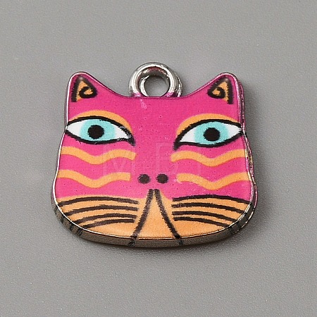 Alloy Enamel Pendants ENAM-CJC0006-52C-1