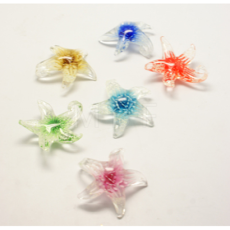 Handmade Lampwork Pendants X-LAMP-H030-M-1