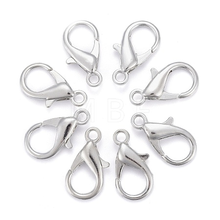 Zinc Alloy Lobster Claw Clasps E107-1
