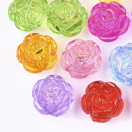 Transparent Acrylic Shank Buttons TACR-S133-130-1