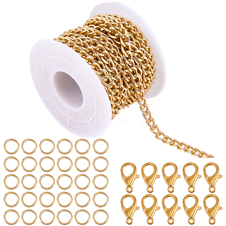 1Roll Aluminium Curb Chains CHA-BM0001-05G-1