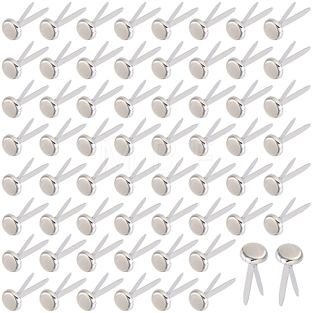 300Pcs Alloy Brads FIND-GF0009-77G-1