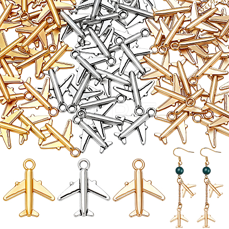 120Pcs 3 Colors Alloy Pendants FIND-PH0038-49-1