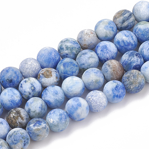 Dyed Natural Gemstone Beads Strands G-T106-344B-1
