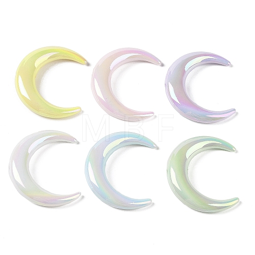 Opaque Acrylic Beads X-OACR-G035-06-1