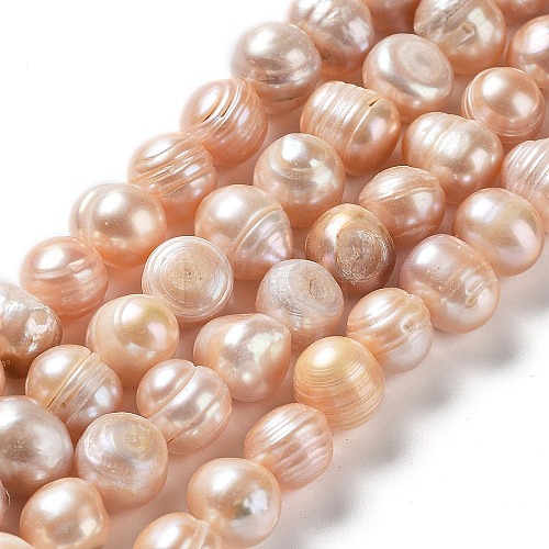 Natural Cultured Freshwater Pearl Beads Strands PEAR-E019-18-1
