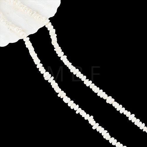  1 Strand Natural Cultured Freshwater Pearl Beads Strands PEAR-NB0002-10-1