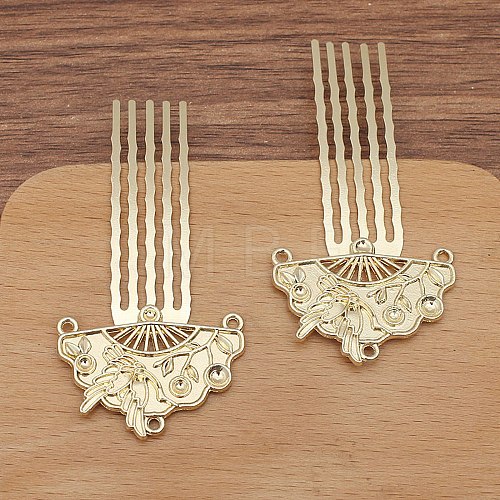 Alloy Hair Comb Finding PW-WG7CF42-04-1