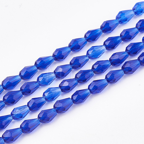 Transparent Glass Beads Strands X-GLAA-S178-06A-1