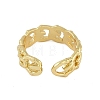 Hollow Rack Plating Brass Open Cuff Rings RJEW-D080-02G-3