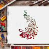 Large Plastic Reusable Drawing Painting Stencils Templates DIY-WH0202-053-6