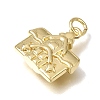 Brass Pendants KK-CBAEEA8-18G-2