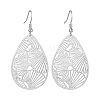 Brass Dangle Earrings FS-WGC6E98-01-1