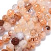 Natural Hematoid Quartz/Ferruginous Quartz Beads Strands G-B165-A06-10mm-2