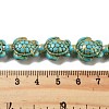 Synthetic Turquoise Dyed Beads Strands G-P507-05R-4