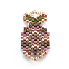 MIYUKI & TOHO Handmade Japanese Seed Beads Pendants SEED-A027-B04-2