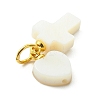 Natural Shell Pendants PALLOY-JF05398-2