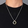 Zinc Alloy Pendant Necklaces NJEW-M211-12B-GP-3