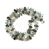 Natural Green Lodolite Quartz/Garden Quartz/Green Phantom Quartz Beads Strands GG-CBA3A44-B10-01-5