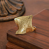 304 Stainless Steel Textured Finger Rings WG0B9BA-02-1