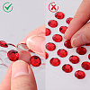 Gorgecraft 10 Sheets Transparent Acrylic Rhinestone Sticker DIY-GF0009-14C-6