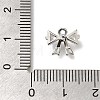 Rack Plating Brass Micro Pave Cubic Zirconia Charms KK-M014-02B-P-3