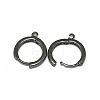 Brass Huggie Hoop Earring Findings LS-PALLOY-F249-19B-2