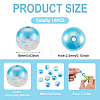 10Pcs Resin Beads PACR-TA0001-33A-5