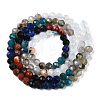 Natural & Synthetic Mixed Gemstone Beads Strands G-D080-A01-01-24-2