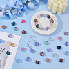 120Pcs 2 Styles Glass Beads GLAA-DC0001-57-4