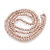 Electroplate Glass Beads Strands EGLA-D030-15A-04-2