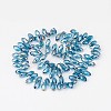 Electroplate Glass Beads Strands X-EGLA-J068-AB08-2