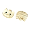 Alloy Rhinestone Pendants FIND-D044-21G-03-2