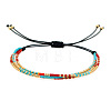 Bohemian Glass Seed Bead Double Layers Bracelets LS-TJ8645-1-1