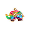 Printed 304 Stainless Steel Pendants STAS-OY010-58G-3