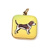 Printed 304 Stainless Steel Pendants SA-CBACFAA-07G-C-1