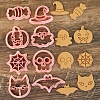 Halloween Plastic Cookie Molds PW-WG8A39C-01-4