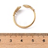 304 Stainless Steel & Crystal Rhinestone Cuff Open Rings RB-G001-03G-01-3