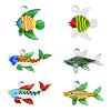 Handmade Lampwork Pendants LAMP-TA0002-76B-1