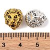 Tibetan Style Alloy Animal Lion Head Beads PALLOY-A063-02-2