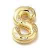 Brass with Cubic Zirconia Pendant KK-Q818-03S-G-1