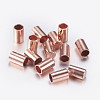 Brass Cord Ends KK-K192-09RG-1