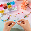 360Pcs 12 Style Imitation Jade Glass Beads Strands DGLA-CW0001-01-15