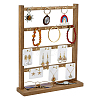 Wood Jewely Display Stands ODIS-WH0078-32-1
