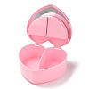 Heart Plastic Jewelry Boxes LS-OBOX-F006-09B-4