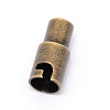 Brass Magnetic Clasps STAS-WH0038-07AB-2